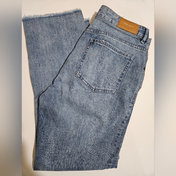 Kate Spade Jeans Women's OOH LA LA High Rise Wide Leg Crop - Picture 1 of 3